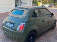 Usata Fiat 500 85 CV (62 kW) 2012 Verde Cabrio