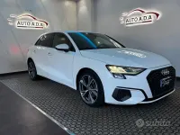 Usata Audi A3 S-Line 150 CV (110 kW) 2021 Bianco Berlina