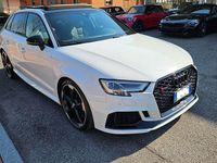 Usata Audi RS3 Ambiente 400 CV (294 kW) 2018 Bianco Berlina