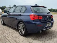 Usata BMW 120 190 CV (139 kW) 2018 Seaside blue metallizzato Berlina