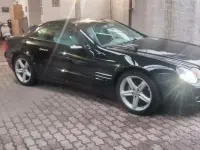 Käytetty Mercedes SL500 245 HP (180 kW) 2004 Musta Avoauto