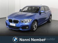 Usata BMW 114 M Sport 95 CV (69 kW) 2017 Blu/azzurro Utilitaria