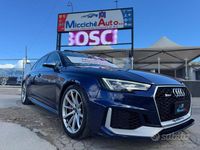 Usata Audi RS4 450 CV (330 kW) 2019 Blu Station wagon