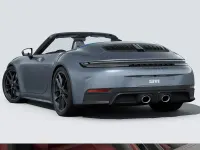 Nuova Porsche 911 Carrera 4 GTS 2026 Grigio vanadio metallizzato/capote blu Cabrio