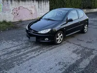 Usata Peugeot 206 109 CV (80 kW) 2003 Nero Berlina