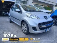 Usata Peugeot 107 Active 68 CV (50 kW) 2010 Argento Utilitaria