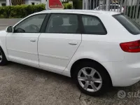 Usata Audi A3 Attraction 102 CV (75 kW) 2009 Bianco Utilitaria