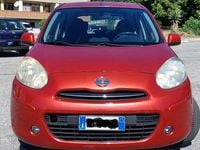 Usata Nissan Micra Acenta 80 CV (58 kW) 2011 Rosso Berlina