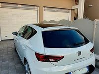 Usata Seat Leon FR 115 CV (84 kW) 2016 Bianco Berlina