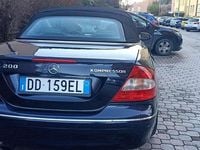 Usata Mercedes CLK200 Elegance 163 CV (119 kW) 2007 Blu/azzurro Cabrio