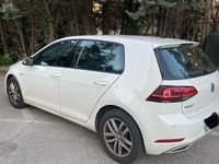 Usata VW Golf VII 110 CV (80 kW) 2018 Bianco Berlina
