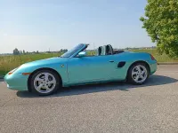 Usata Porsche Boxster 204 CV (150 kW) 1998 Verde Cabrio
