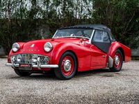 Usata Triumph TR3 101 CV (74 kW) 1960 Signal red Cabrio
