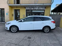 Usata Ford Focus Titanium 120 CV (88 kW) 2015 Bianco Station wagon