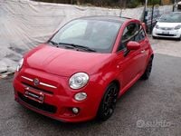 Usata Fiat 500S Sport 105 CV (77 kW) 2014 Rosso Cabrio