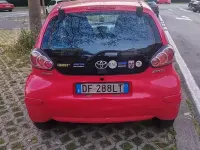 Usata Toyota Aygo 68 CV (50 kW) 2007 Rosso Utilitaria