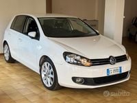 Usata VW Golf VI Highline 102 CV (75 kW) 2010 Bianco Utilitaria