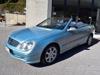 Usata Mercedes CLK200 Elegance 163 CV (119 kW) 2004 Blu Cabrio