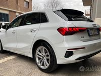 Usata Audi A3 Sport 150 CV (110 kW) 2021 Bianco Berlina