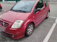 Usata Citroën C2 VTR Sport 68 CV (50 kW) 2005 Rosso Utilitaria