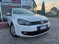 Usata VW Golf VI Highline 105 CV (77 kW) 2010 Bianco Utilitaria