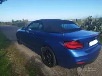 Usata BMW 218 M Sport 150 CV (110 kW) 2019 Bluazzurro Cabrio
