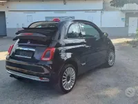 Usata Fiat 500C Lounge 69 CV (50 kW) 2018 Nero Cabrio