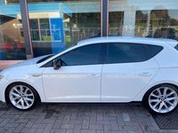 Usata Seat Leon FR 150 CV (110 kW) 2017 Bianco Berlina