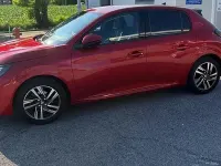 Usata Peugeot 208 Allure 101 CV (74 kW) 2020 Rosso Utilitaria