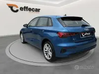 Usata Audi A3 Business 150 CV (110 kW) 2021 Blu Berlina