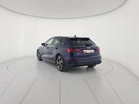 Usata Audi A3 Sportback S-Line 150 CV (110 kW) 2022 Blu/azzurro Utilitaria
