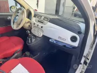 Usata Fiat 500 75 CV (55 kW) 2011 Bianco Utilitaria
