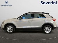 Usata VW T-Roc Life 110 CV (80 kW) 2022 Beige SUV