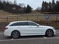 Usata Mercedes C220 AMG line 170 CV (125 kW) 2017 Bianco Station wagon