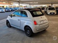 Usata Fiat 500C Lounge 95 CV (69 kW) 2011 Argento Cabrio
