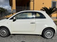 Usata Fiat 500 75 CV (55 kW) 2009 Bianco Cabrio
