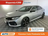 Usata Honda Civic Elegance 129 CV (94 kW) 2017 Argento Berlina