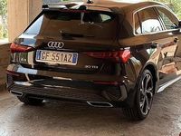 Usata Audi A3 S-Line 120 CV (88 kW) 2021 Nero Berlina