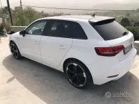 Usata Audi A3 S-Line 116 CV (85 kW) 2018 Bianco Berlina