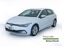 Usata VW Golf VIII Life 110 CV (80 kW) 2021 Bianco Utilitaria