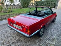 usata BMW 320 Cabriolet E30 i 85.000km 1988 rosso