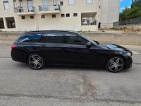 Usata Mercedes E220 AMG line 194 CV (142 kW) 2017 Nero Station wagon