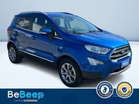 Usata Ford Ecosport Titanium 100 CV (73 kW) 2019 Blu metallizzato SUV