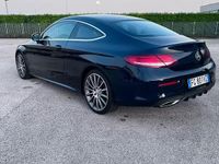 Usata Mercedes C220 Premium 170 CV (125 kW) 2017 Blu Coupé