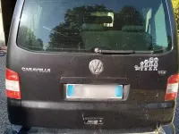 Usata VW Caravelle 131 CV (96 kW) 2005 Nero Furgone