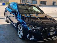 Usata Audi A3 Advanced 150 CV (110 kW) 2022 Blu Berlina