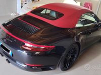 Usata Porsche 911 Carrera Cabriolet 450 CV (330 kW) 2018 Nero Cabrio