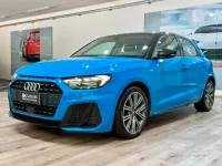 Usata Audi A1 Sportback S-Line 116 CV (85 kW) 2018 Blu turbo x nero mito Utilitaria