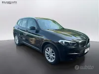 Usata BMW X3 Advantage 190 CV (139 kW) 2018 Nero SUV