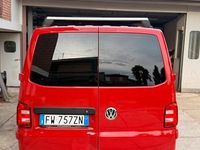 Usata VW T6 102 CV (75 kW) 2018 Rosso Furgone